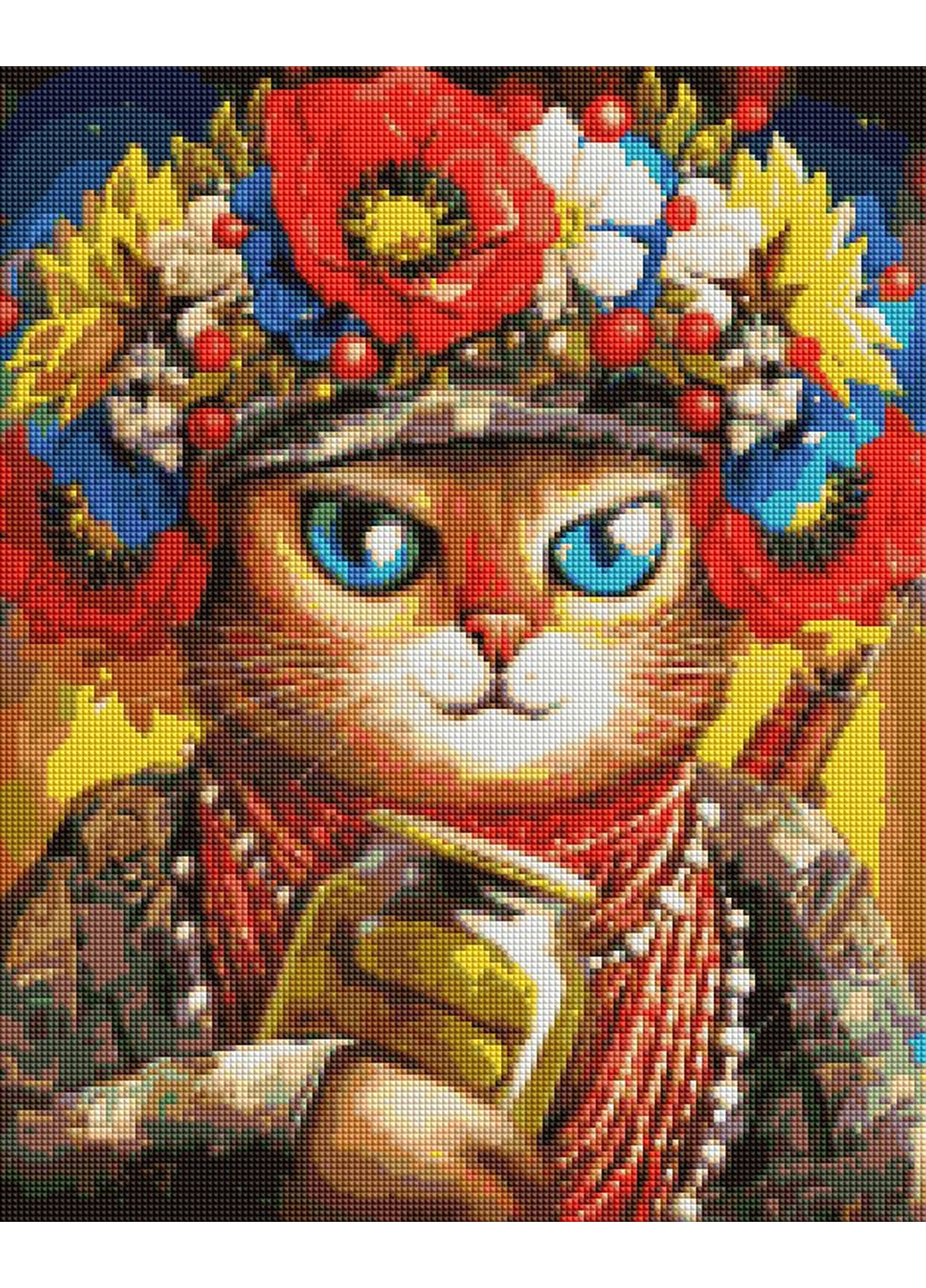 Алмазна мозаїка "Кітка Захисниця ©Маріанна Пащук" Brushme (277690175)