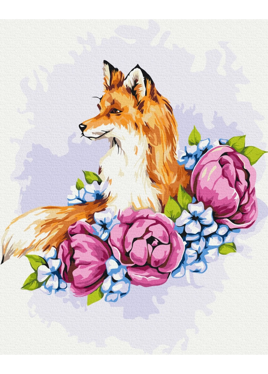 Картина за номерами "Квіткова лисиця © Anna Kulyk" Brushme (277690083)