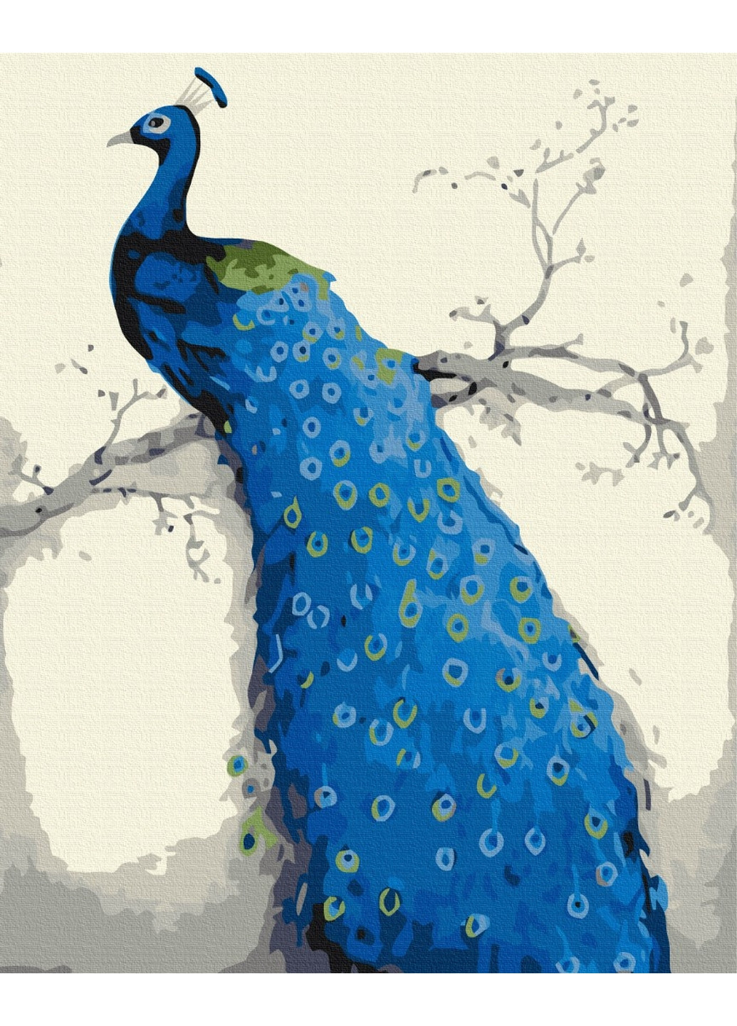 Картина за номерами "Блакитний павич" Brushme (277690188)