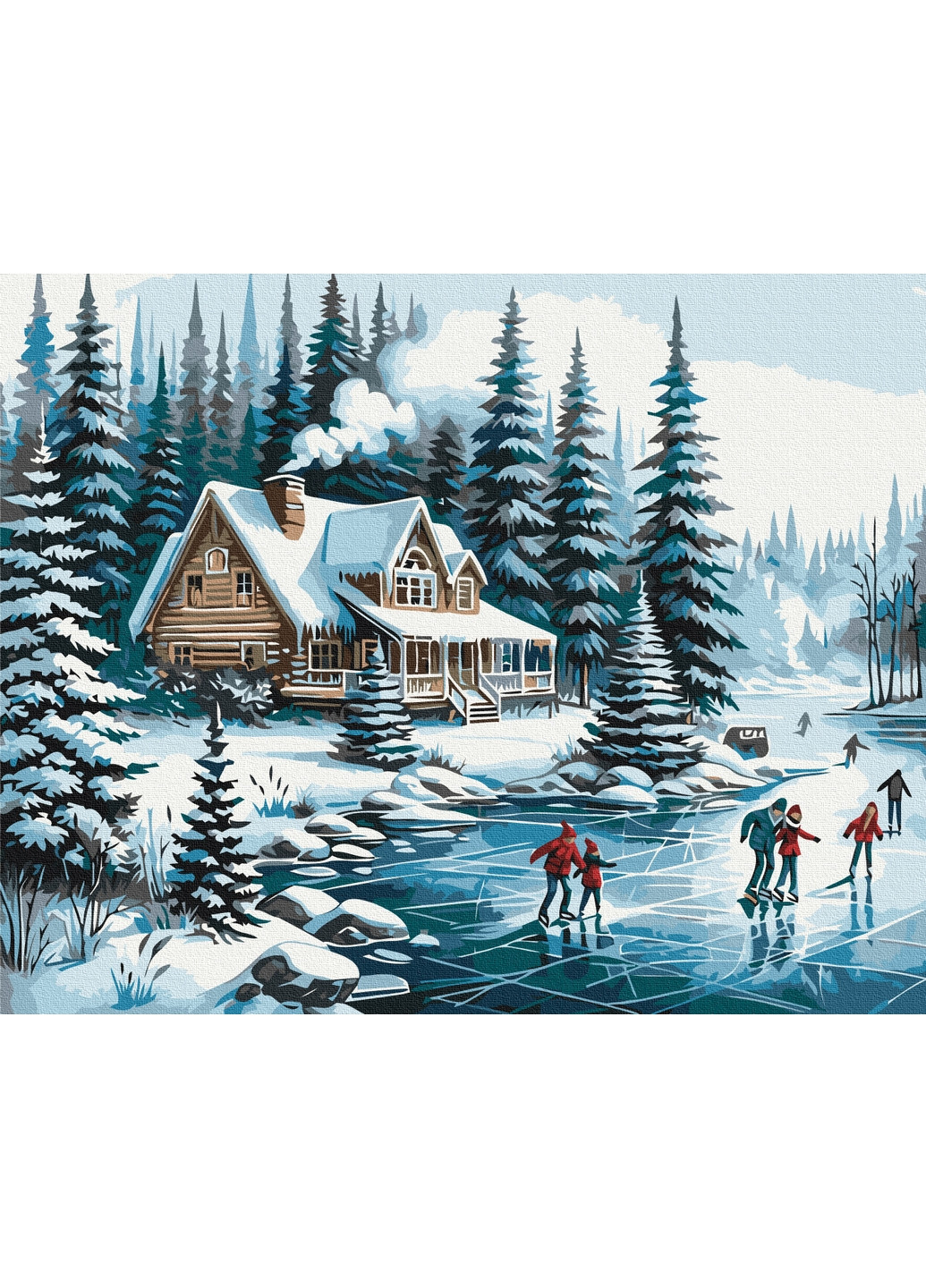 Картина за номерами "Зимові канікули" Brushme (277693575)