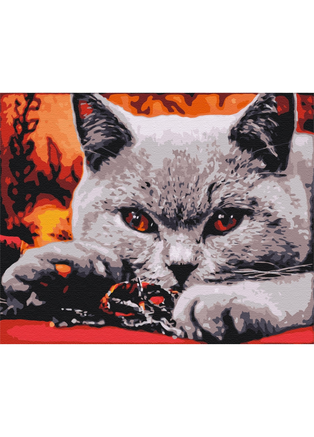 Картина по номерам "Домашний хищник" Brushme (277692181)