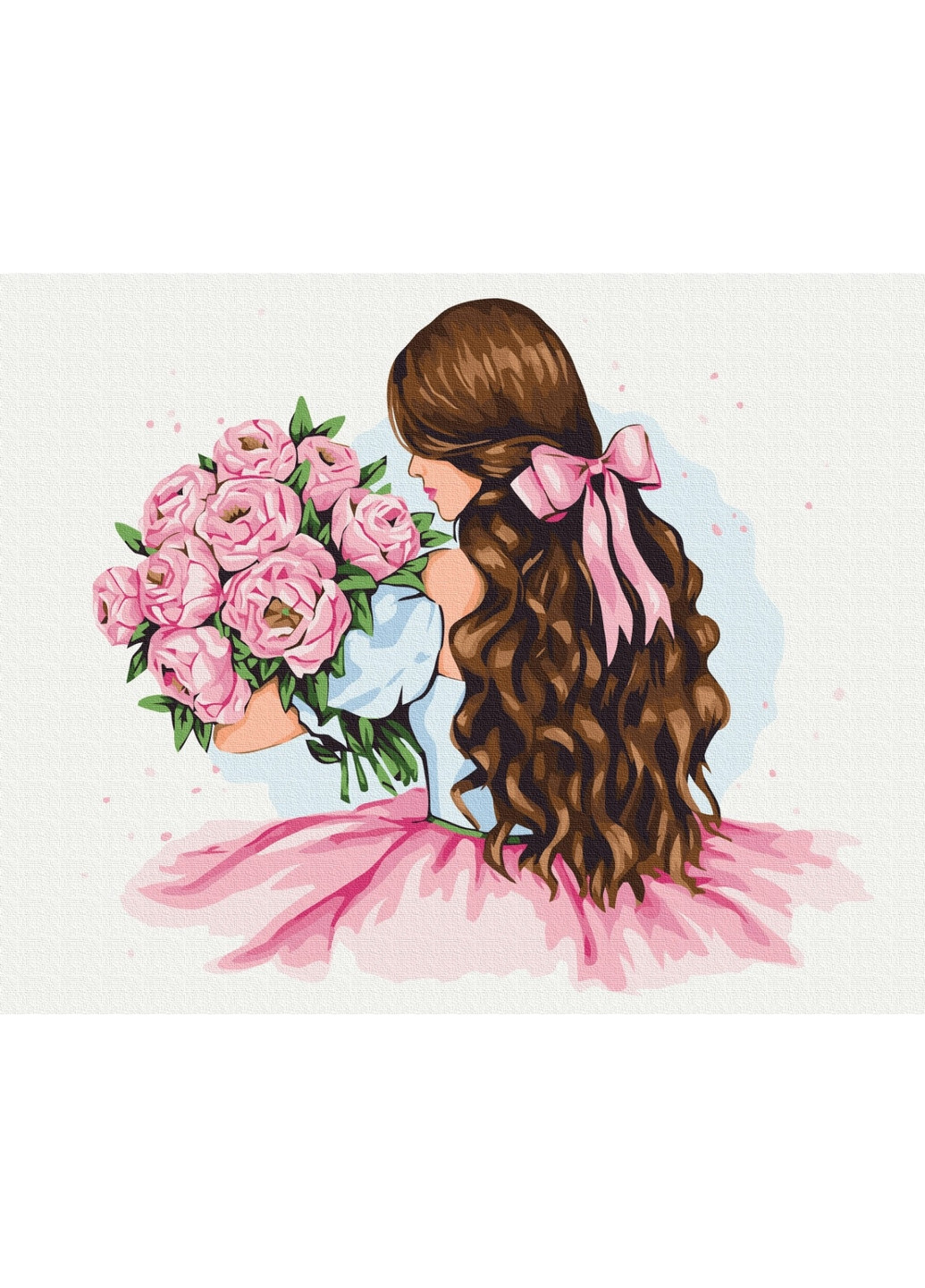 Картина по номерам "Пионы в подарок © Alla Berezovska" Brushme (277689564)