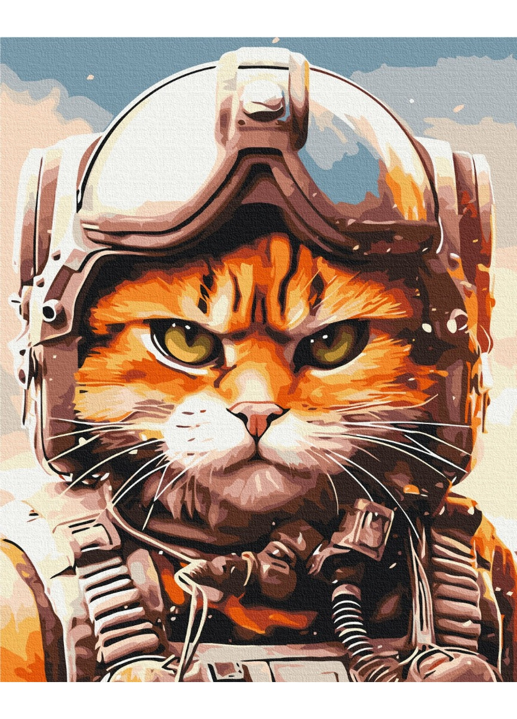 Картина за номерами "Котик головний пілот © Маріанна Пащук" Brushme (277691649)