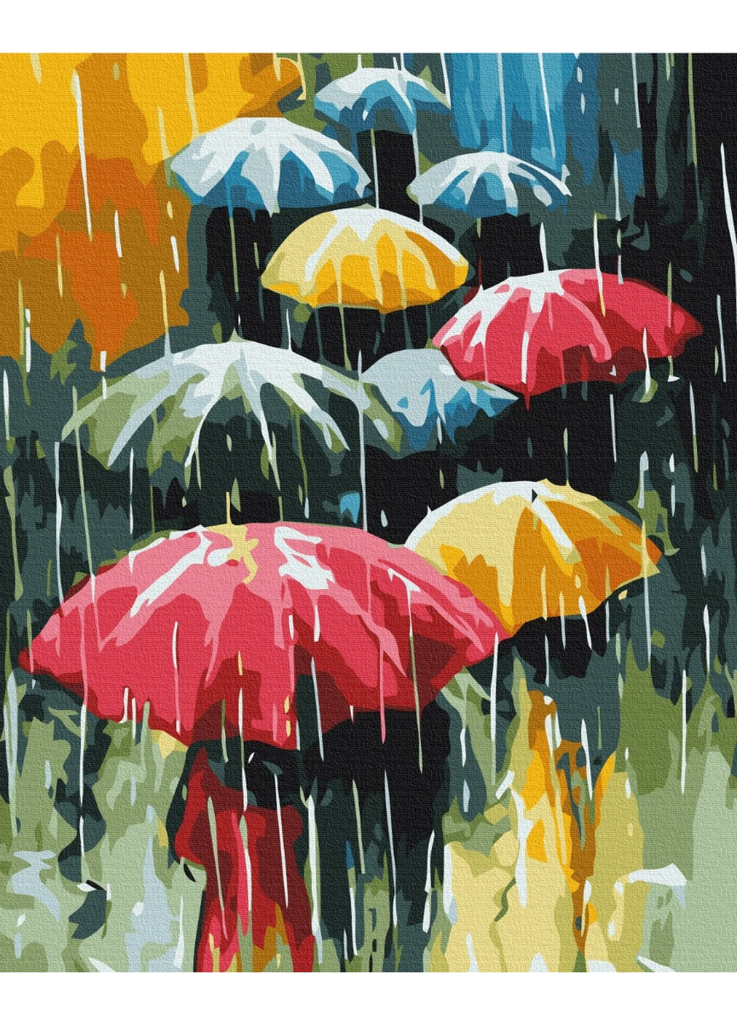 Картина по номерам "Цветной дождь" Brushme (277690150)