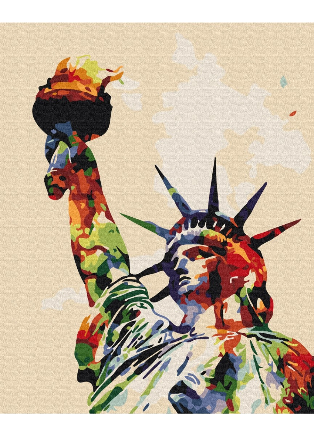 Картина по номерам "Краски свободы" Brushme (277693584)