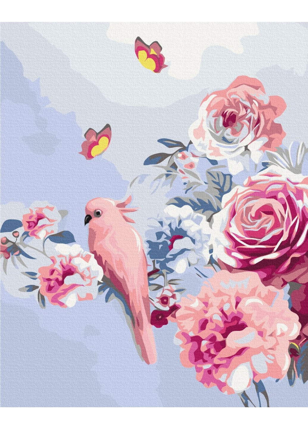 Картина по номерам "Попугай в цветах" Brushme (277692196)