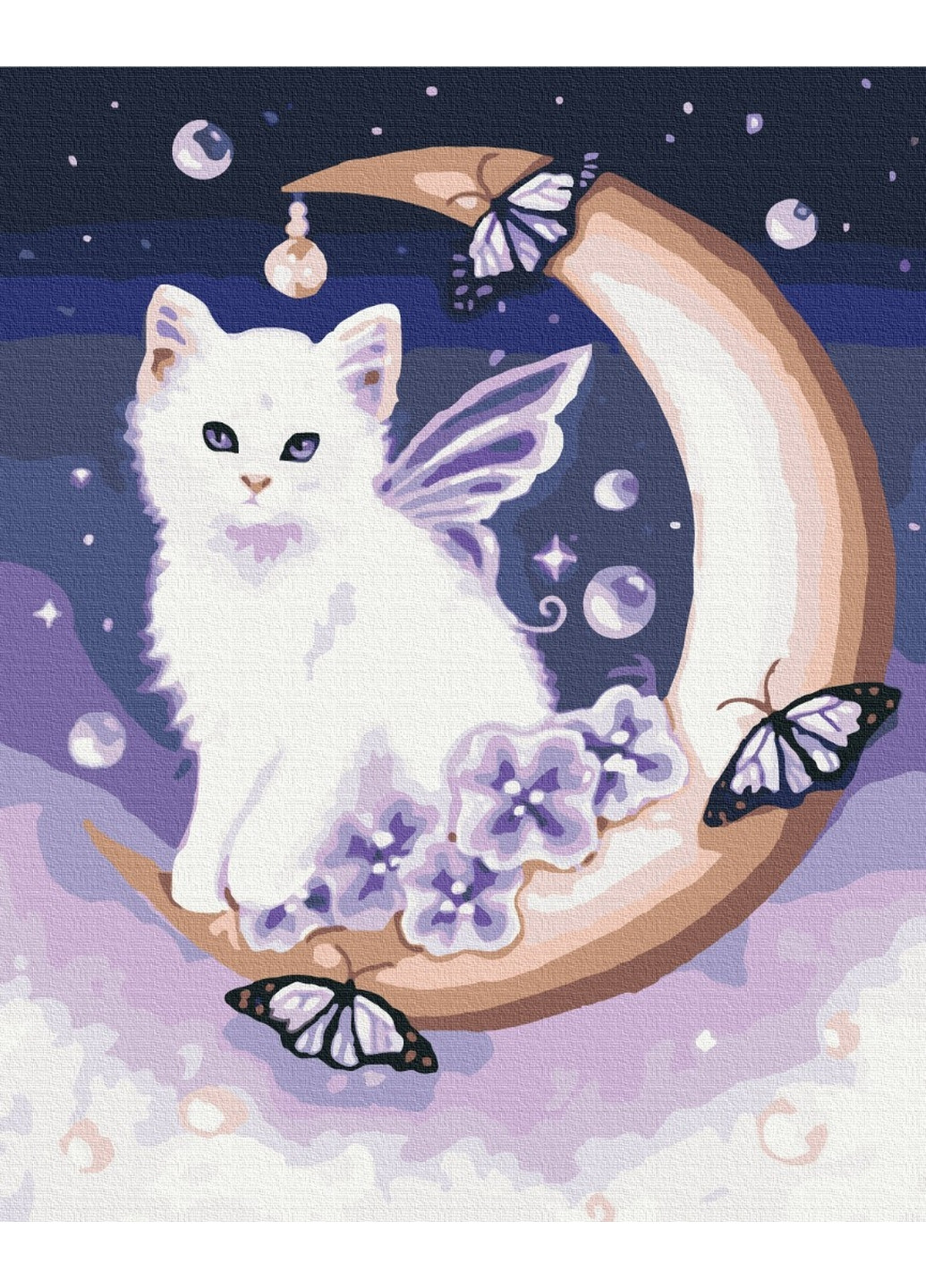 Картина по номерам "Лунный котик" Brushme (277689644)