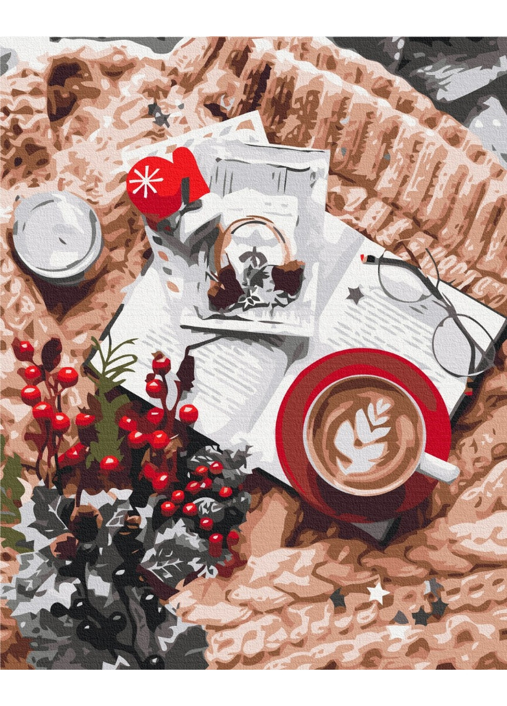 Картина по номерам "Уютное Рождество" Brushme (277691641)