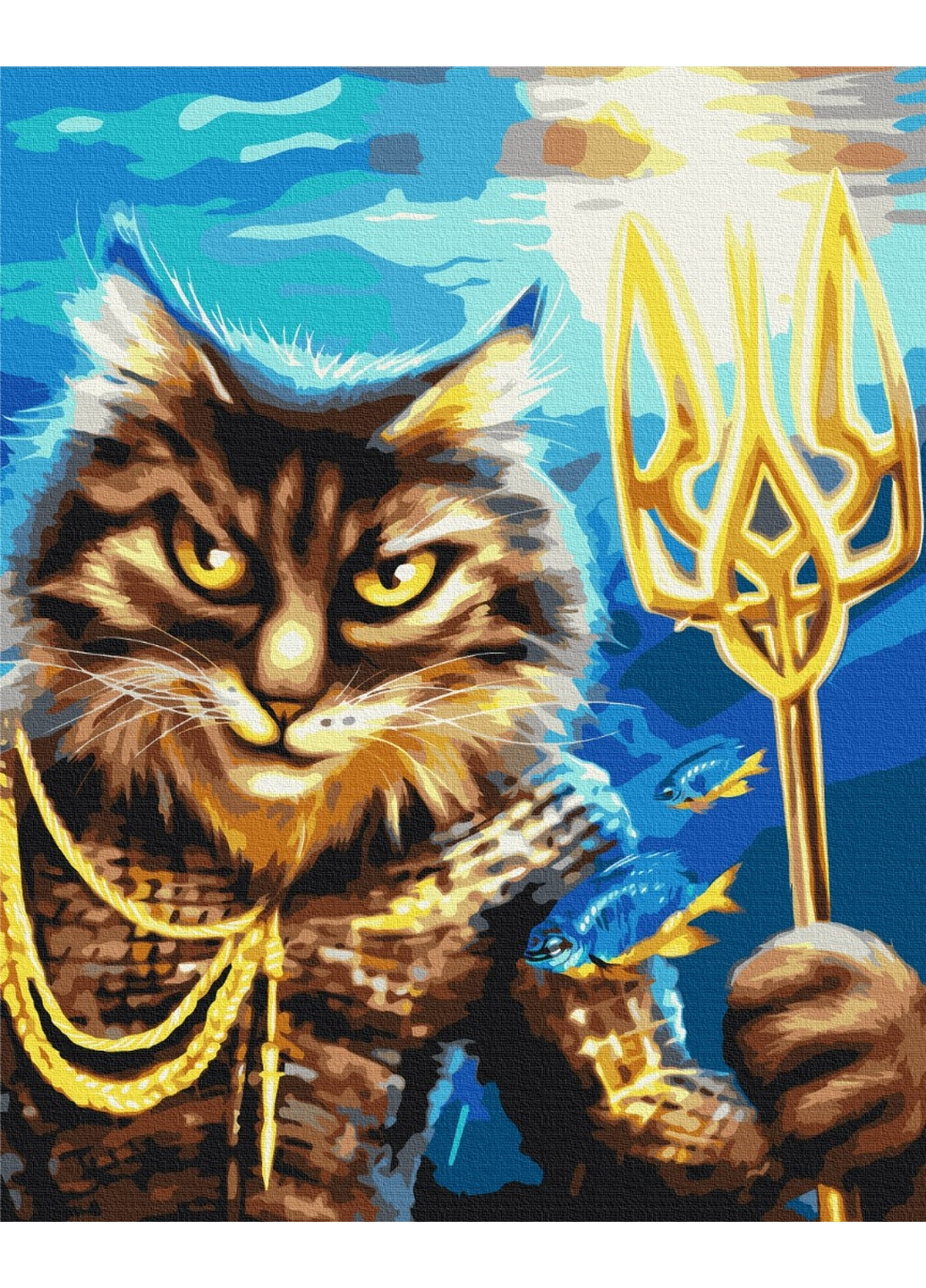 Картина по номерам "Котик украинский Нептун ©Марианна Пащук" Brushme (277691740)