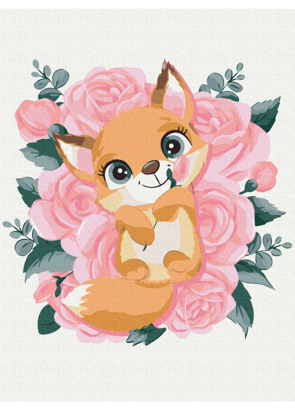 Картина по номерам "Лисичка в цветах" Brushme (277689570)