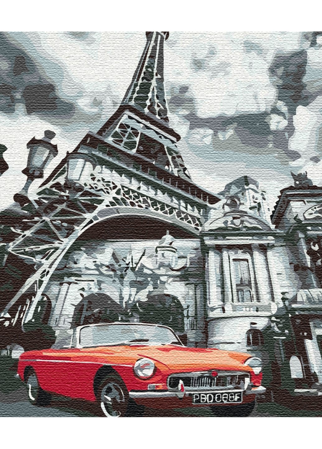 Картина за номерами "Червоний колір Парижа" Brushme (277693381)