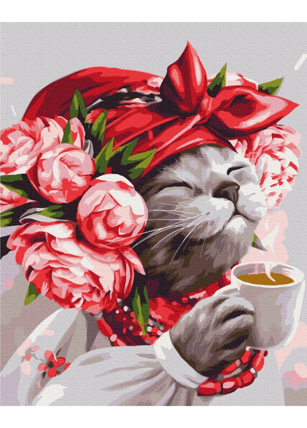 Картина по номерам "Кошка хозяйка ©Марианна Пащук" Brushme (277689654)