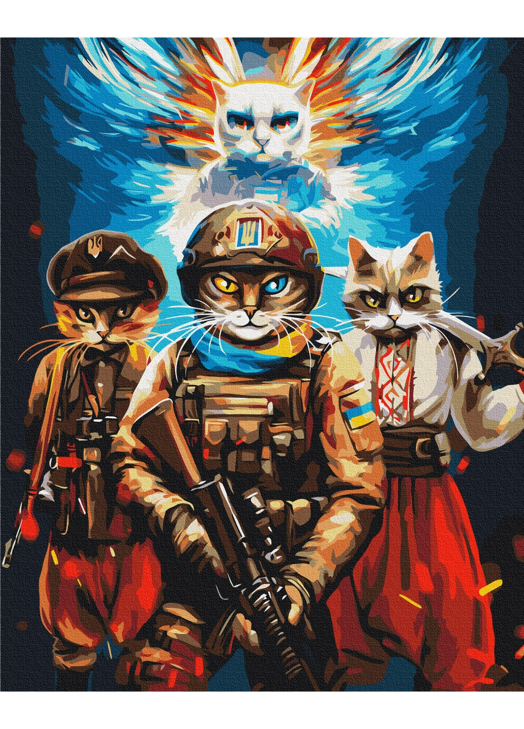 Картина за номерами "Кітки Воїни © Маріанна Пащук" Brushme (277693530)