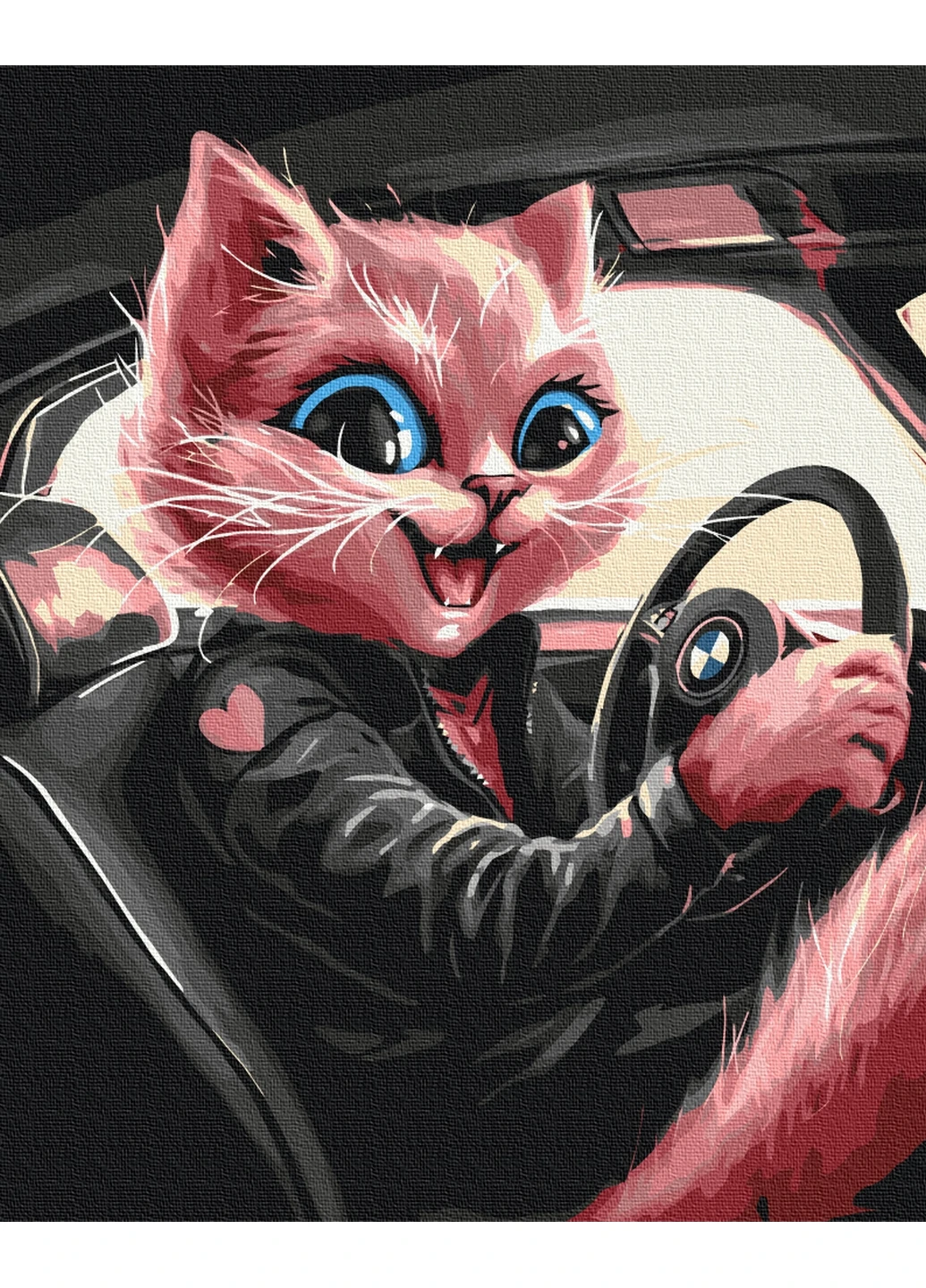 Картина по номерам "Современная кошечка © Марианна Пащук" Brushme (277690759)
