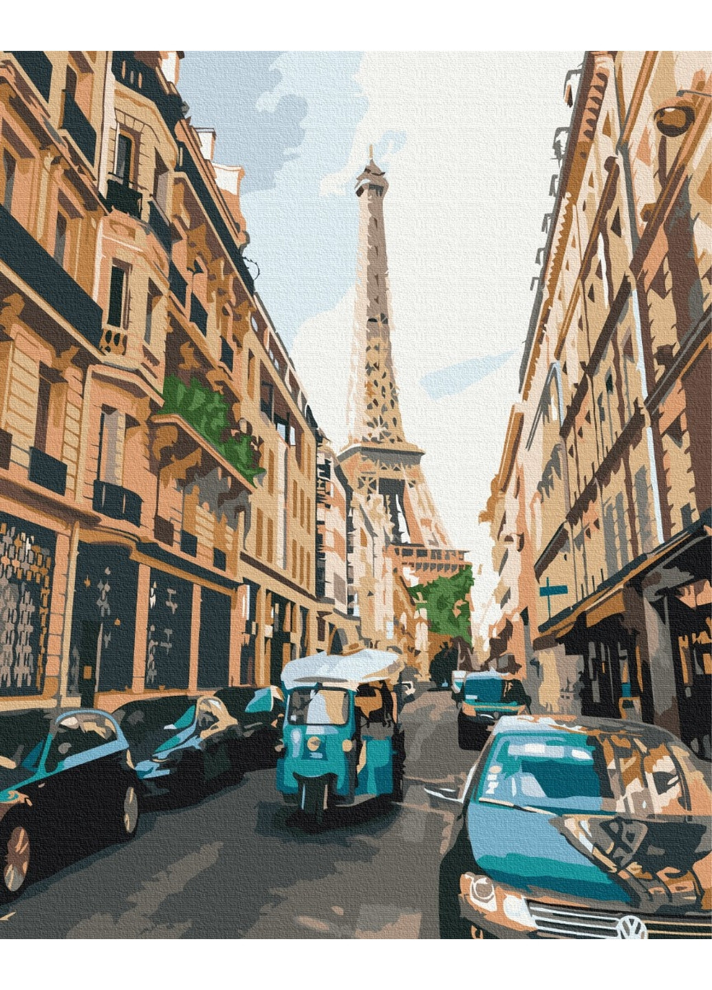 Картина за номерами "Туристичний Париж" Brushme (277692689)