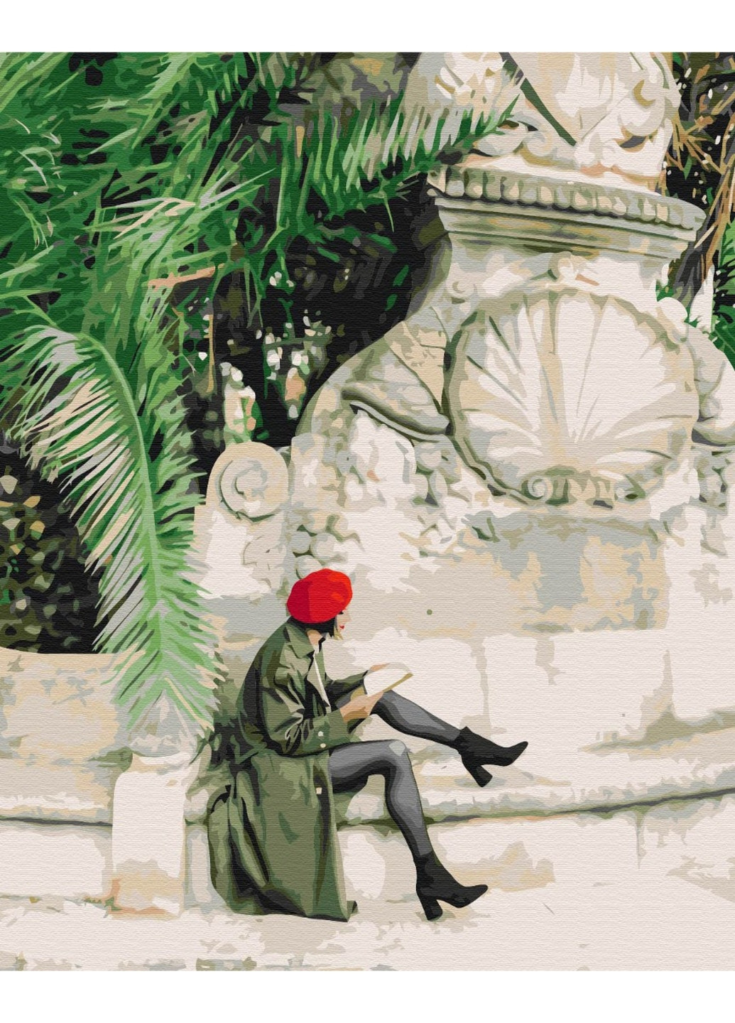 Картина за номерами "Паризький шик на вулицях Балі" Brushme (277690638)