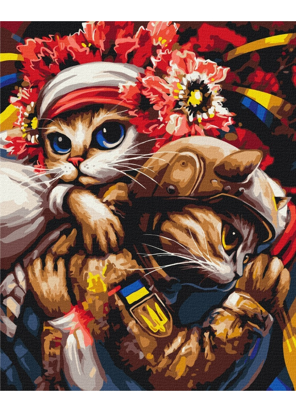 Картина за номерами "Кітка Берегиня ©Маріанна Пащук" Brushme (277690600)