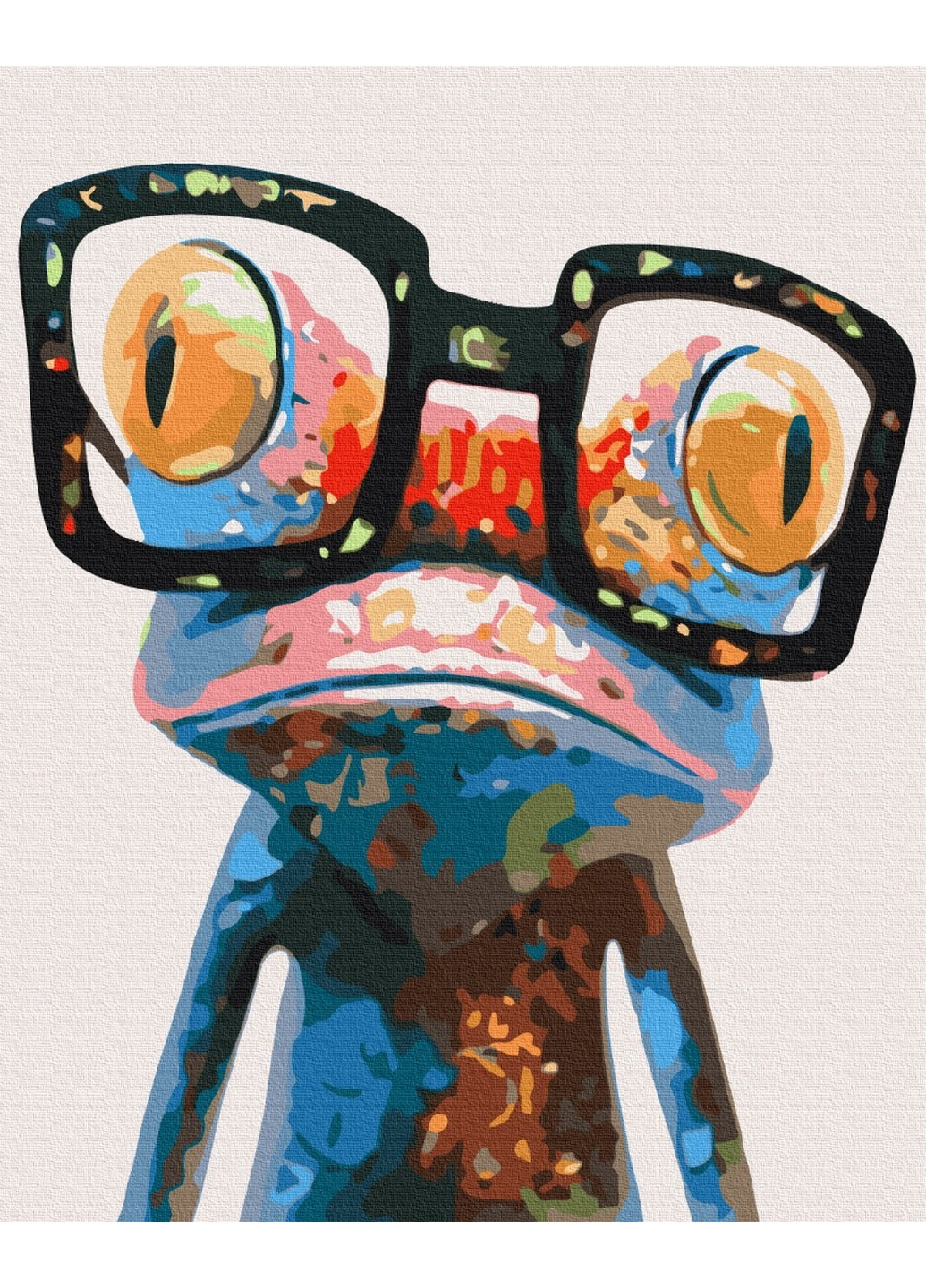 Картина по номерам "Лягушка в очках" Brushme (277693525)