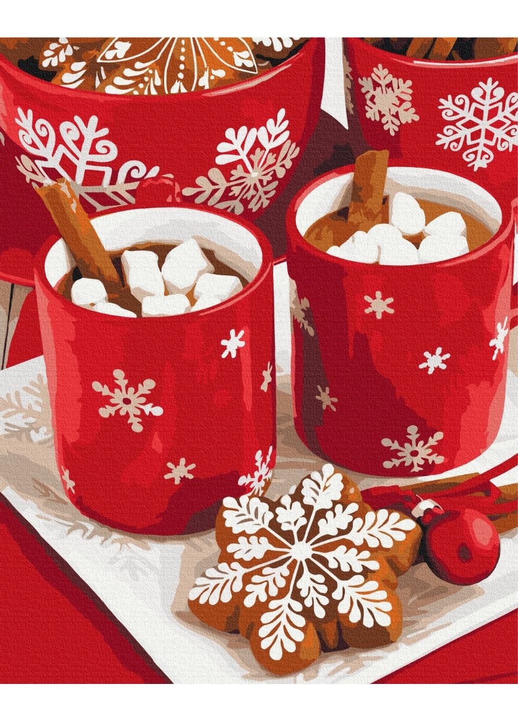 Картина за номерами "Снігове какао" Brushme (277690728)