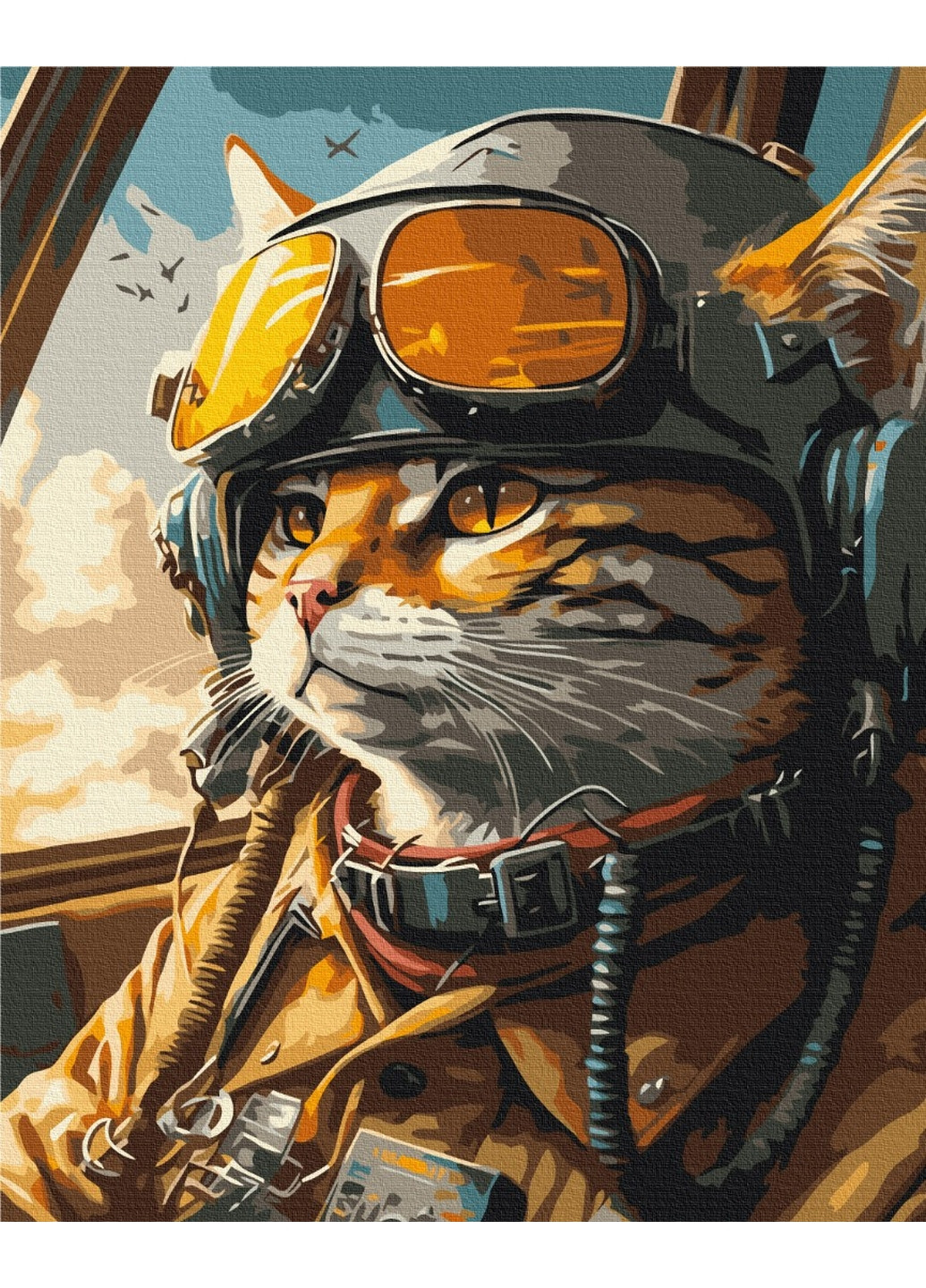 Картина по номерам "Котик на защите неба ©Марианна Пащук" Brushme (277689558)
