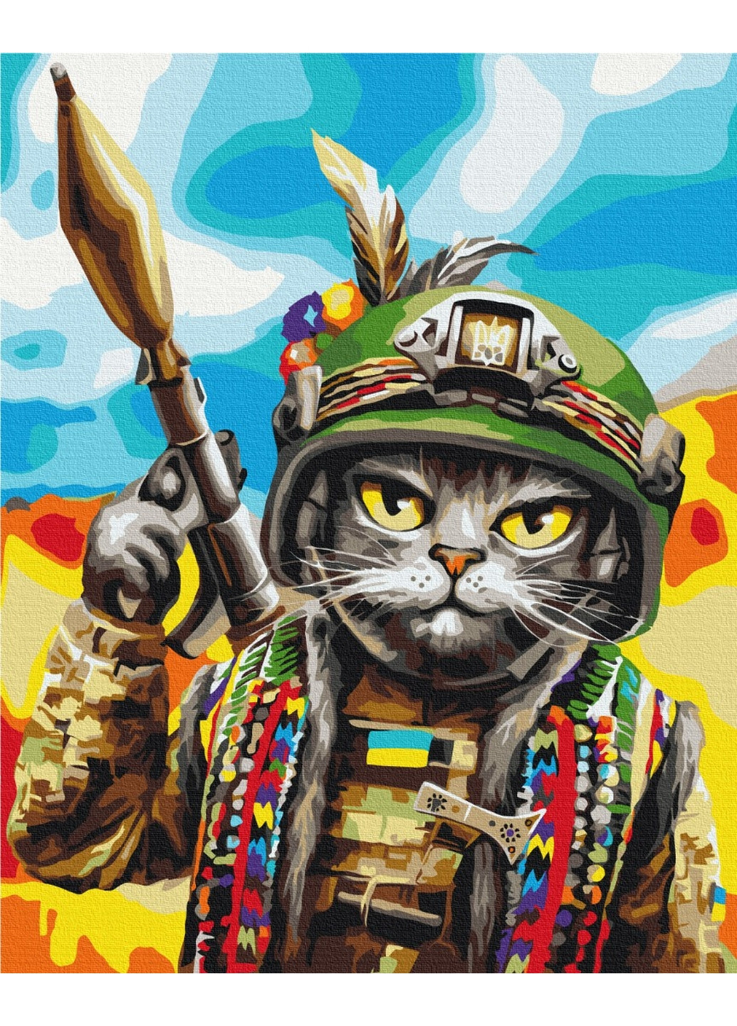 Картина за номерами "Кіт Гуцул ©Маріанна Пащук" Brushme (277692126)