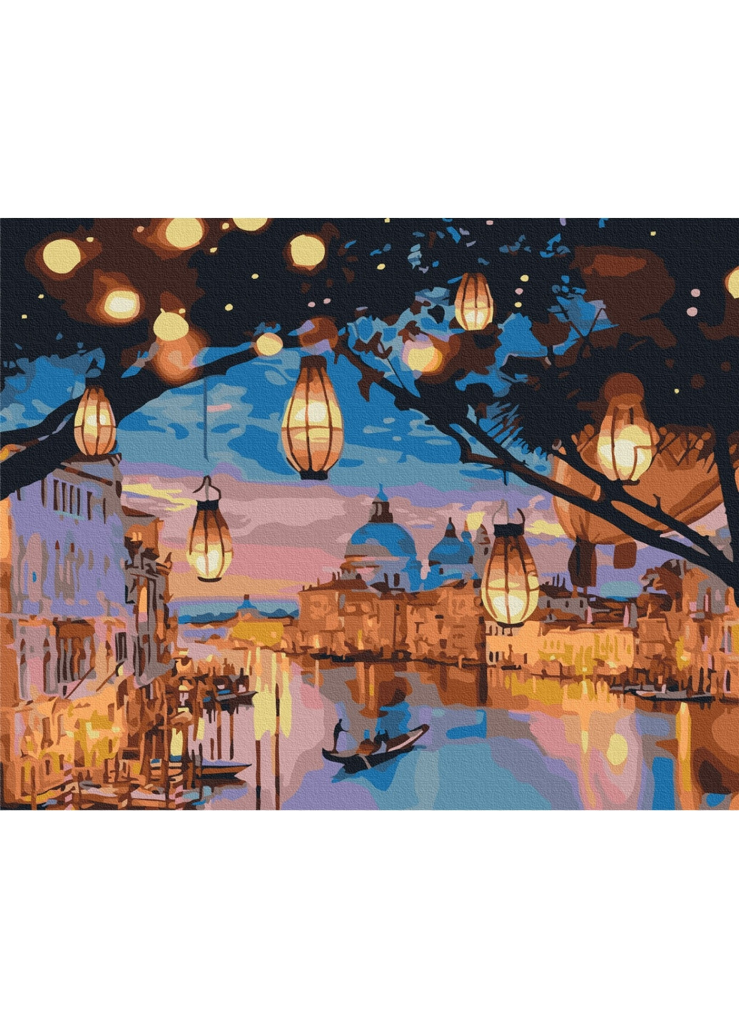 Картина по номерам "Ночные огни Венеции" Brushme (277690698)