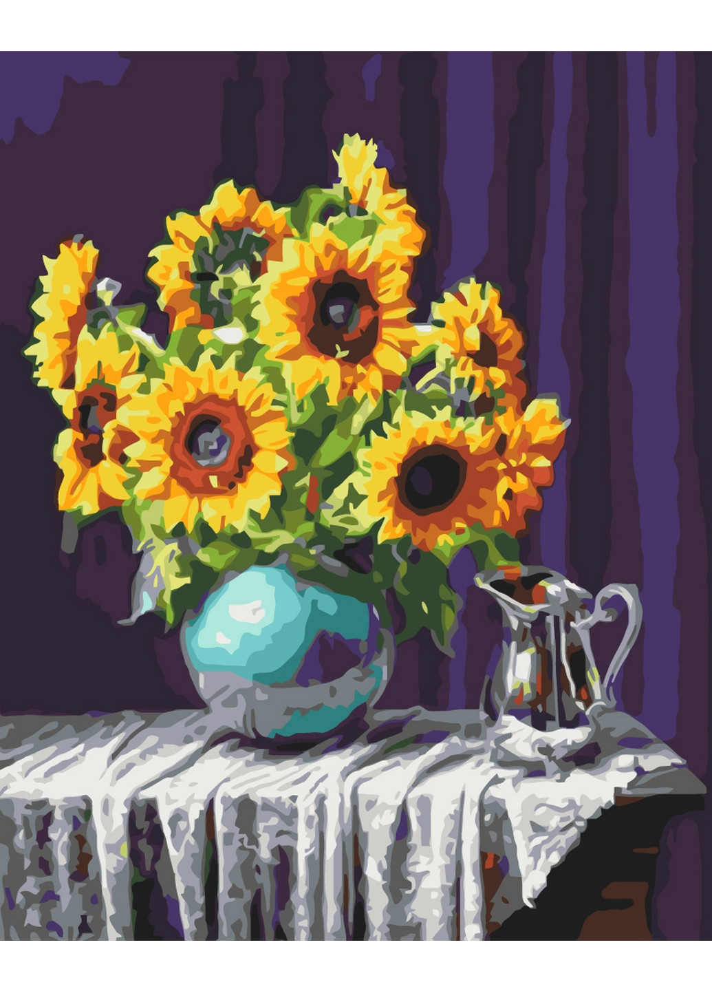 Картина за номерами "Соняшники у вазі" Brushme (277691168)