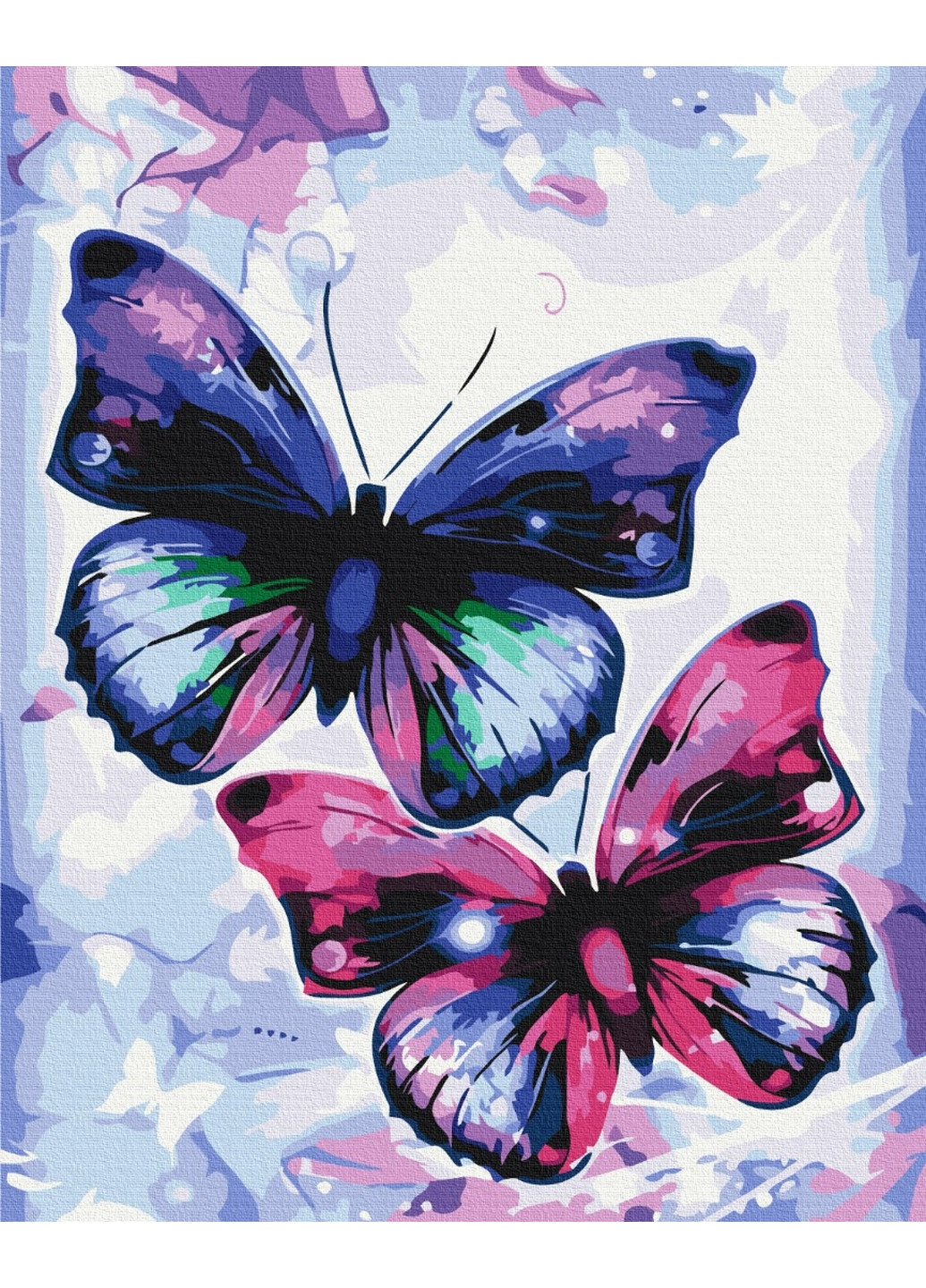 Картина по номерам "Блестящие бабочки" Brushme (277689744)