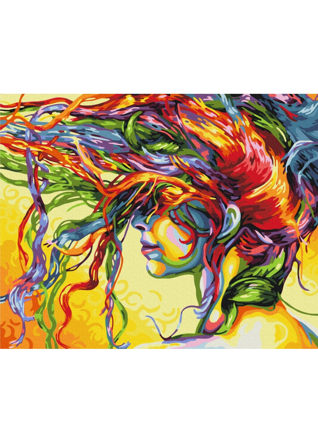 Картина по номерам "Девушка. Арт" Brushme (277690016)