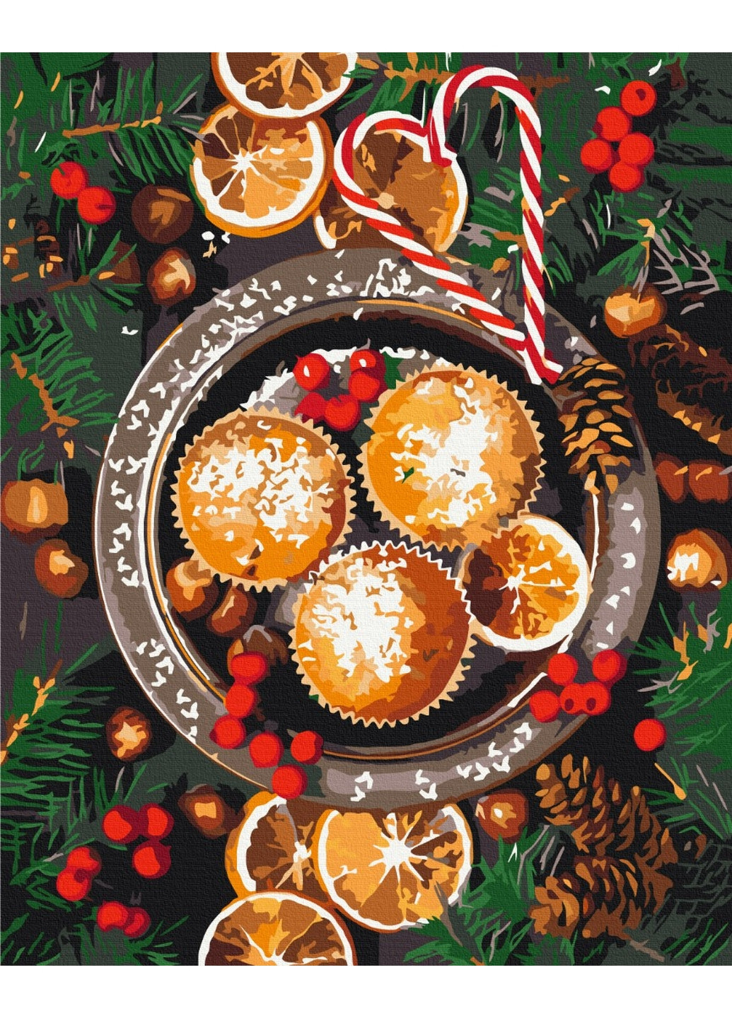 Картина за номерами "Різдвяні смаколики" Brushme (277693217)