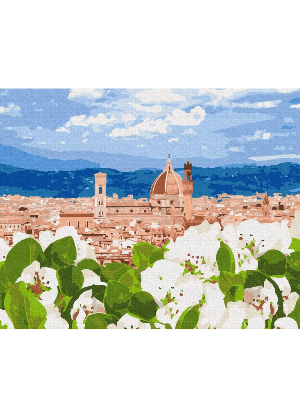 Картина по номерам "Цветочная Флоренция" Brushme (277690683)