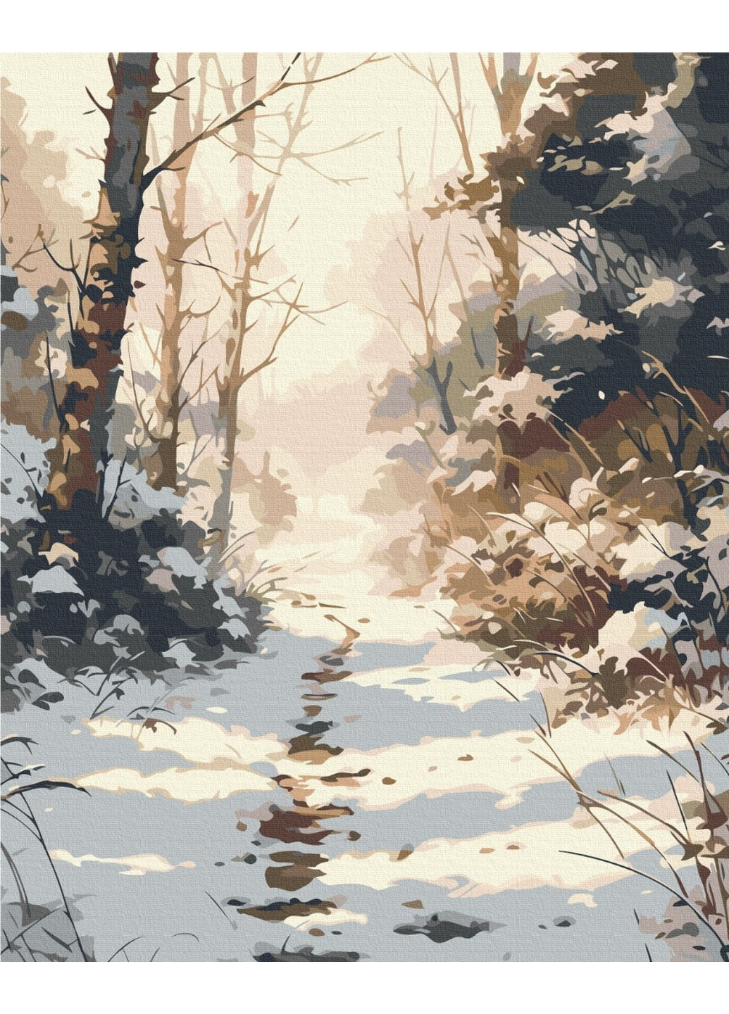Картина за номерами "Снігова доріжка" Brushme (277690699)