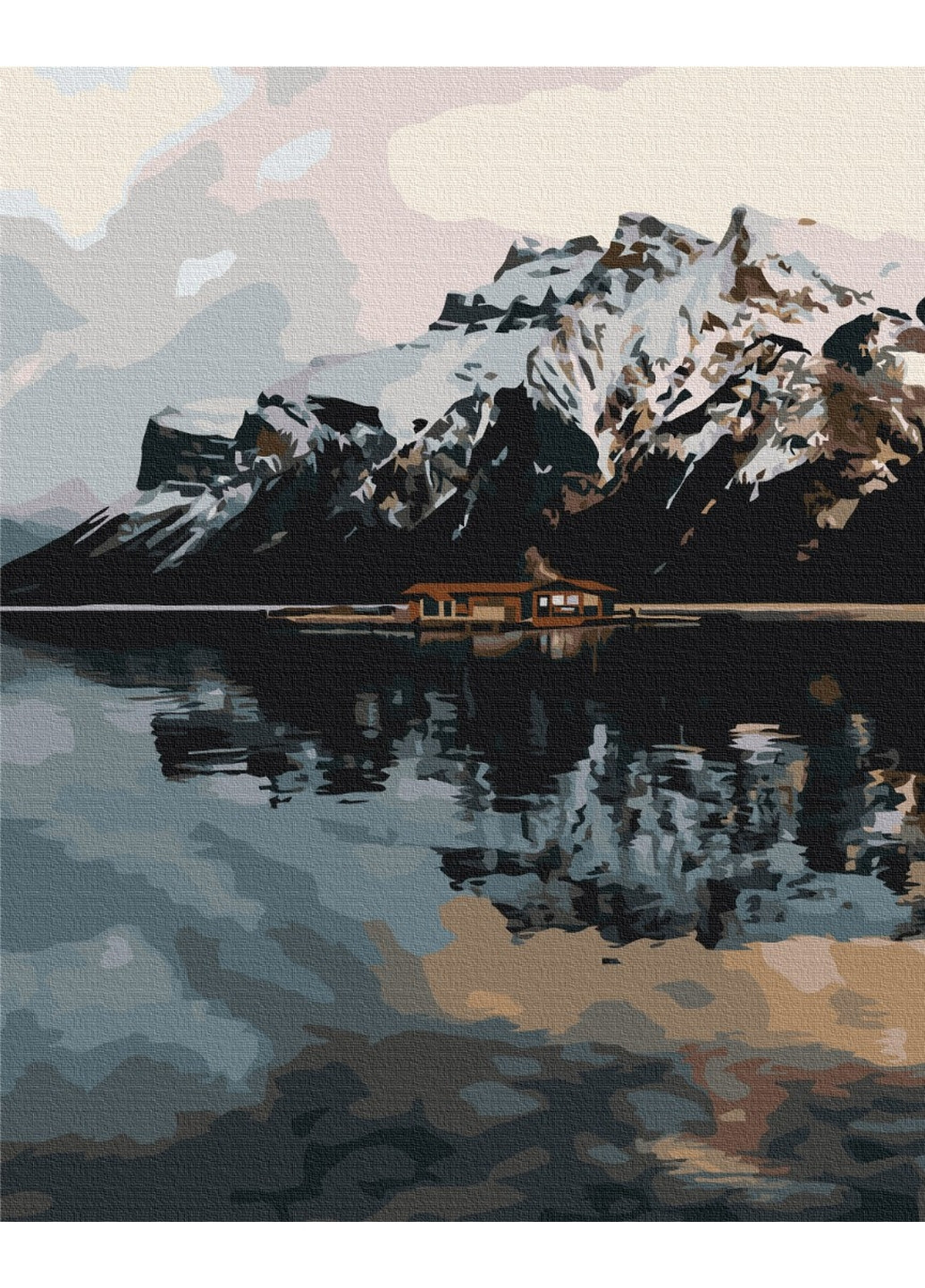 Картина за номерами "Будиночок у горах" Brushme (277691041)