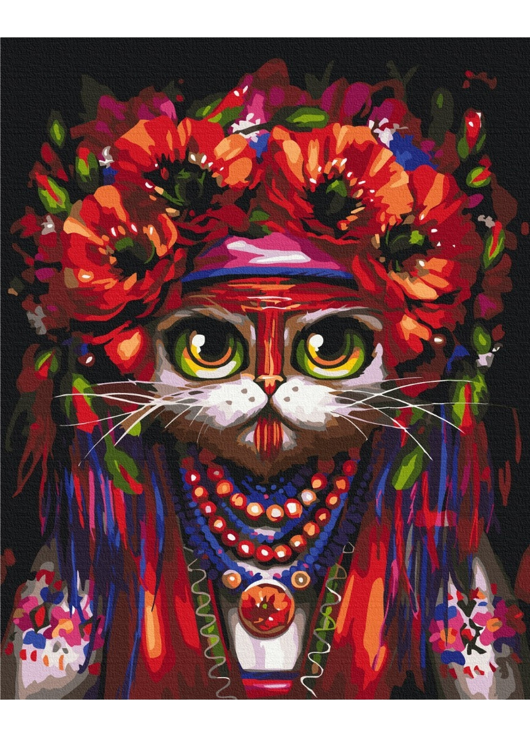 Картина по номерам "Кошка Мотанка ©Марианна Пащук" Brushme (277692770)