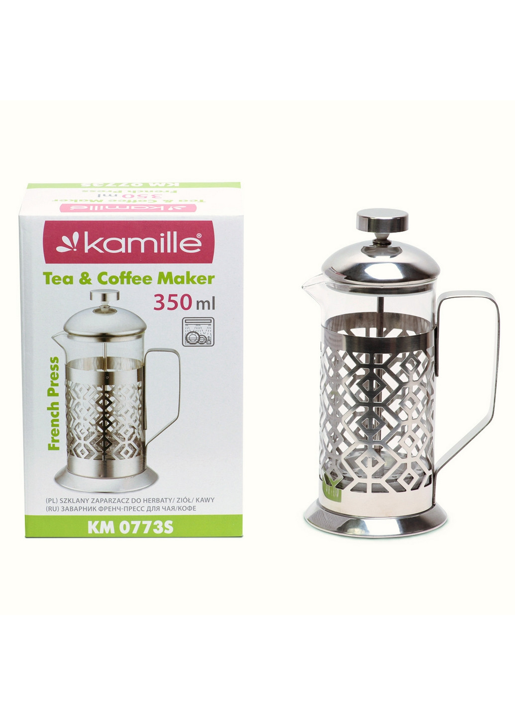 Заварник френчпресс для чая и кофе Kamille (277689344)