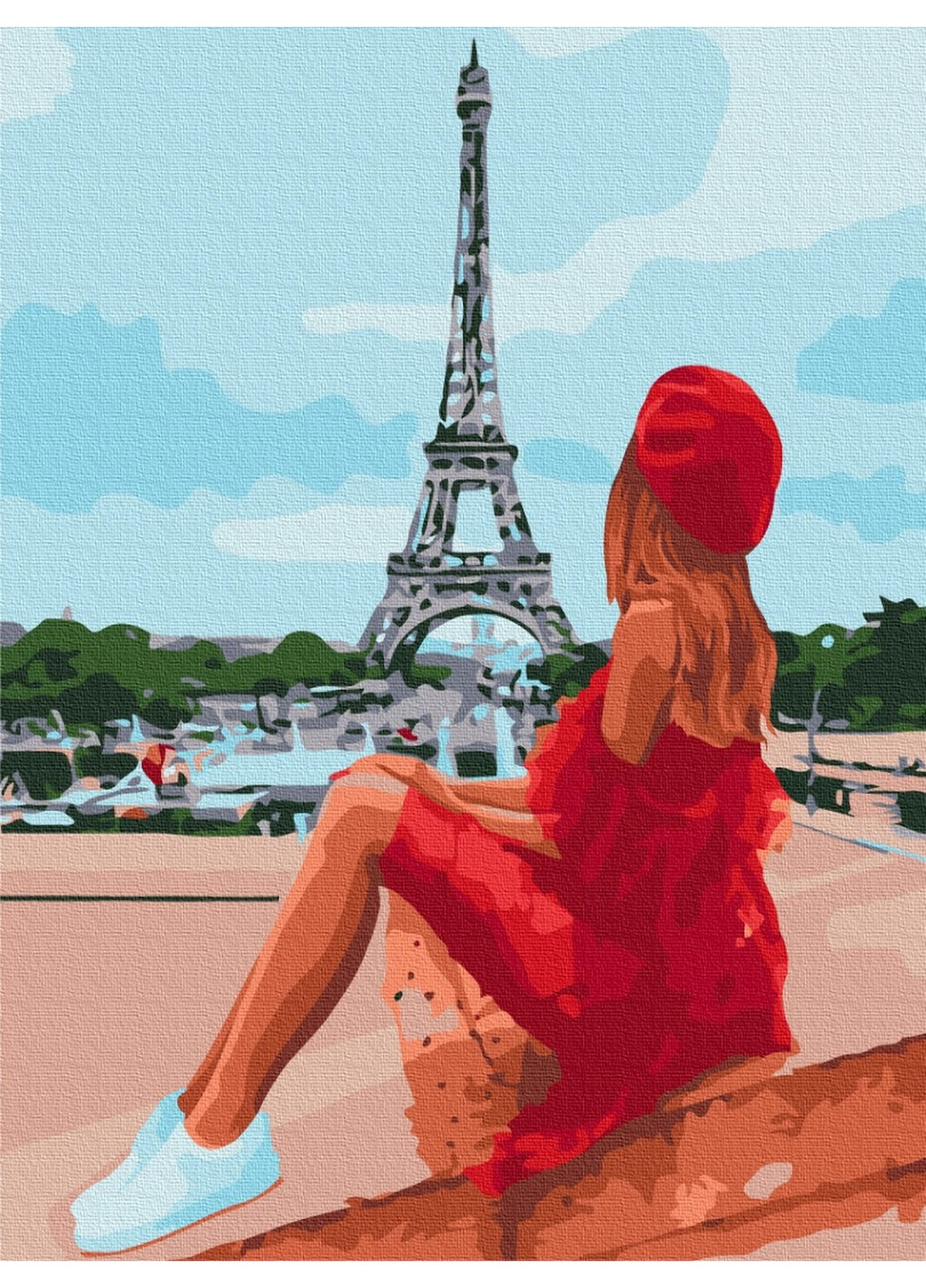 Картина за номерами "Красуня в Парижі" Brushme (277692162)