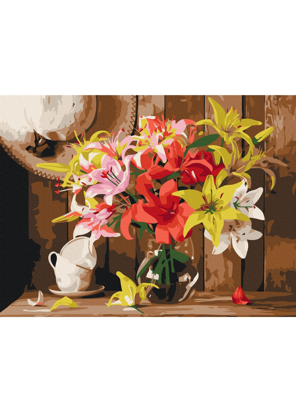 Картина по номерам "Красочный букет лилий" Brushme (277693473)