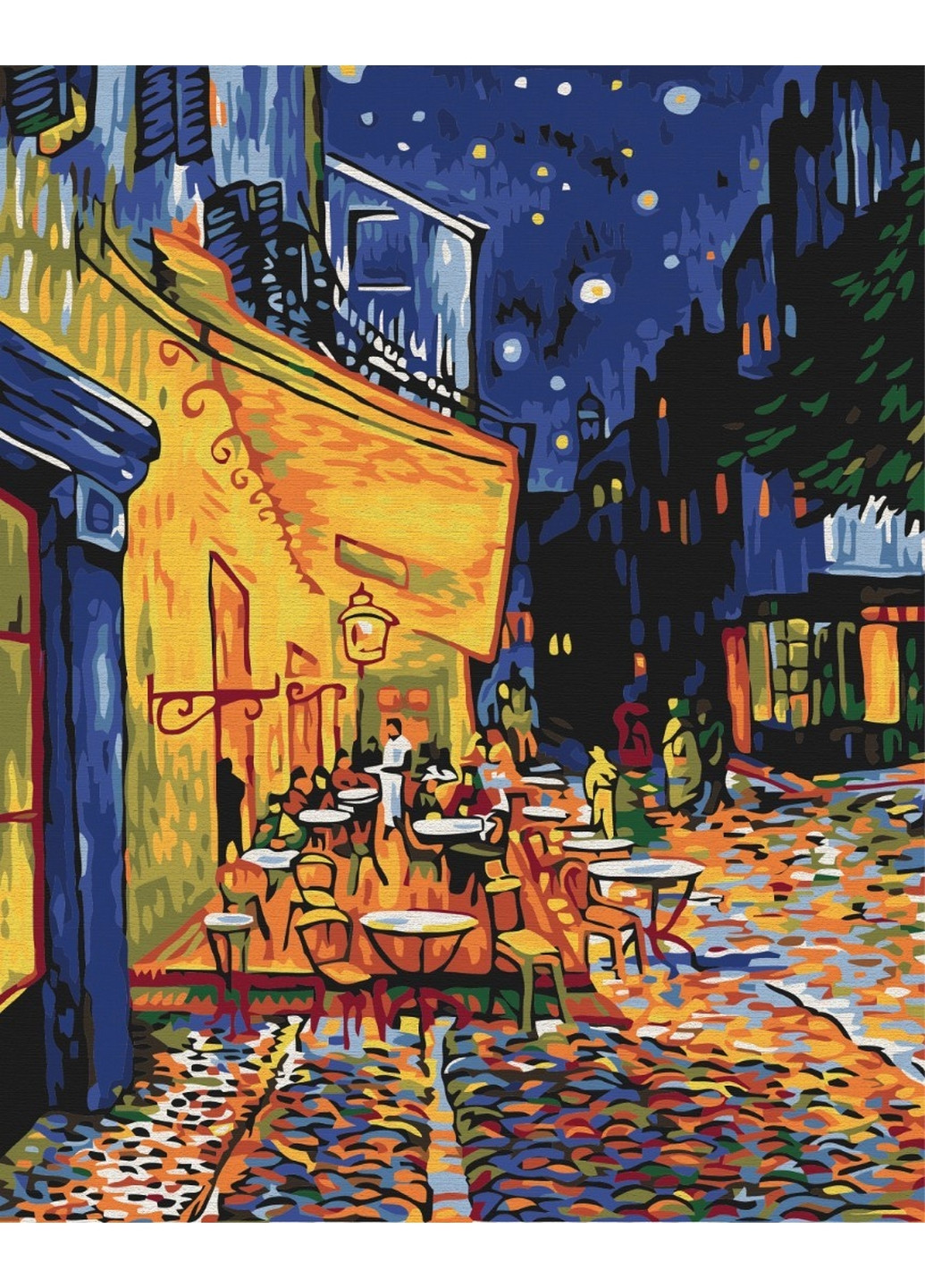 Картина по номерам "Ночное кафе в Арле. Ван Гог" Brushme (277692601)