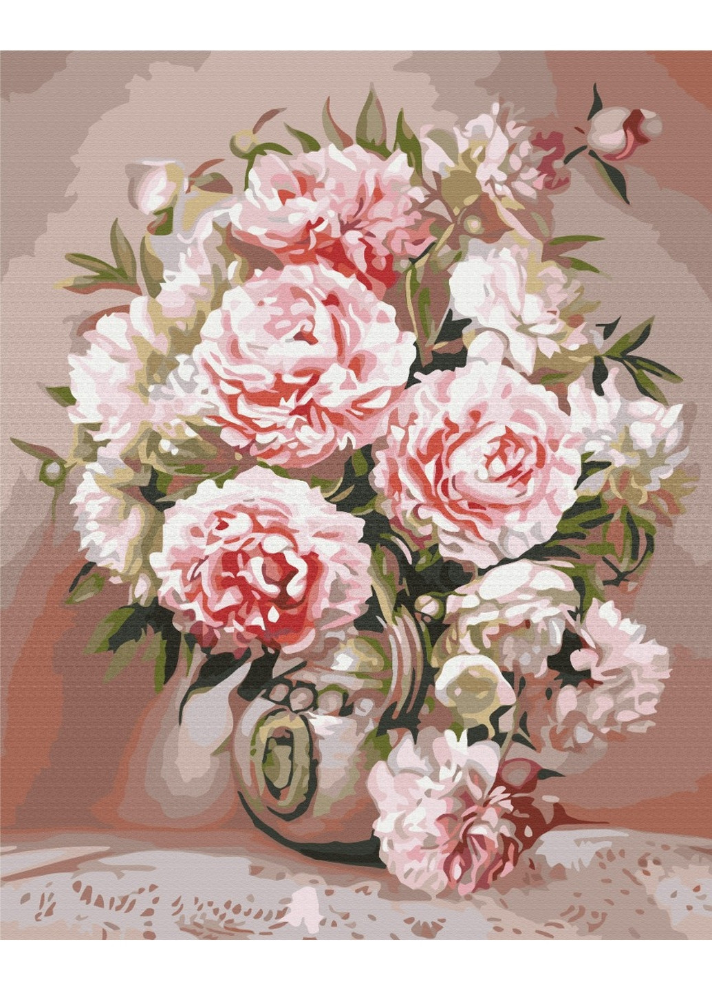 Картина по номерам "Ваза с пионами" Brushme (277689722)