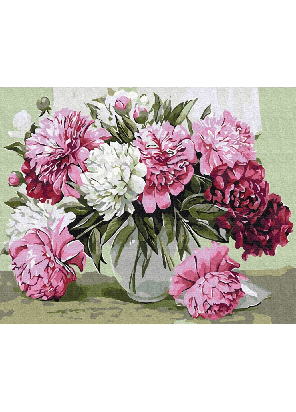 Картина по номерам "Букет домашних пионов" Brushme (277692144)