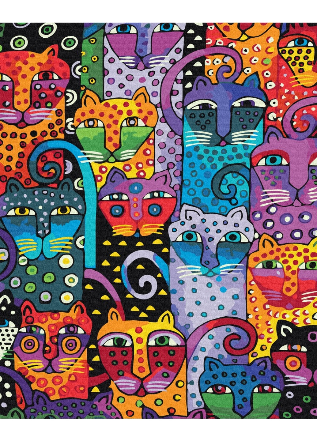 Картина за номерами "Кольорові коти" Brushme (277691022)