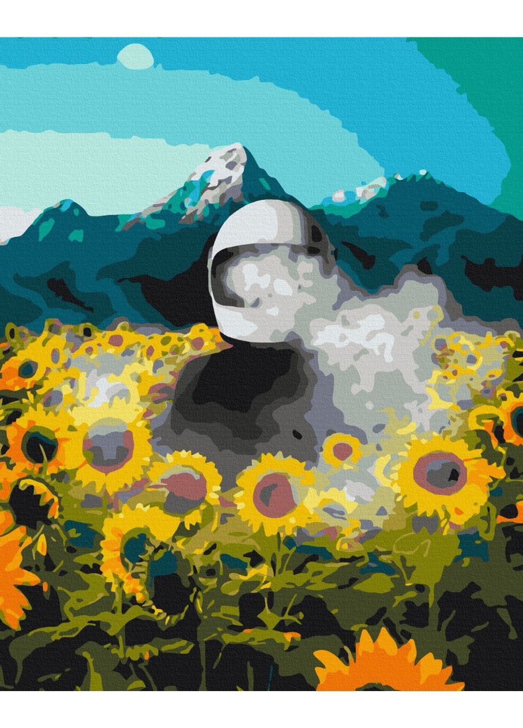 Картина по номерам "Космическая земля" Brushme (277692060)