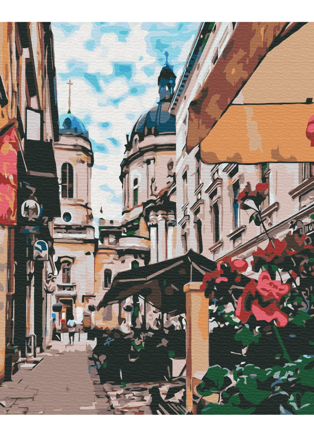 Картина по номерам "Львовская улочка" Brushme (277691187)