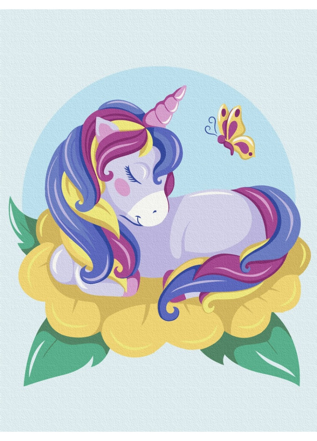 Картина по номерам "Цветущий единорог" Brushme (277693135)