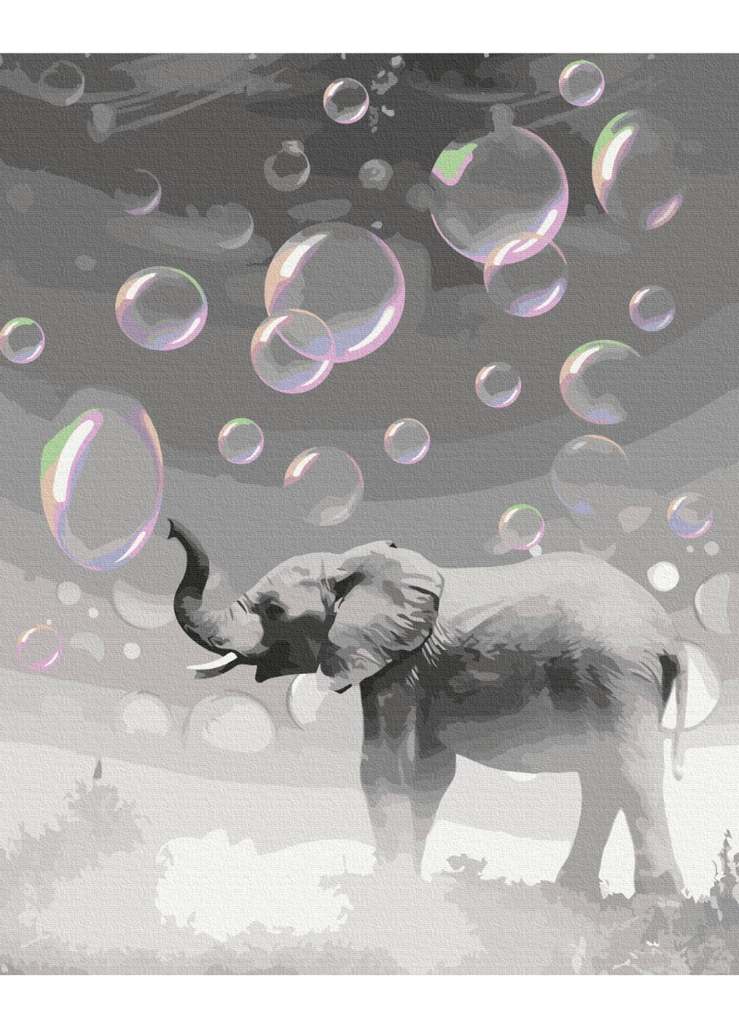 Картина по номерам "Мечтательный слон" Brushme (277693452)