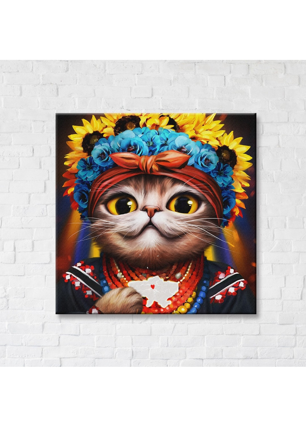 Постер на холсте "Киса Авторка ©Марианна Пащук" Brushme (277693184)