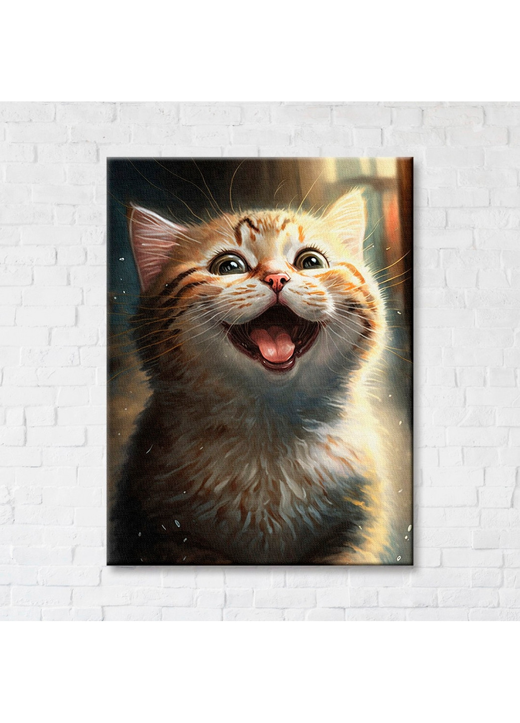 Постер на полотні "Котик-пушистик ©Маріанна Пащук" Brushme (277689656)