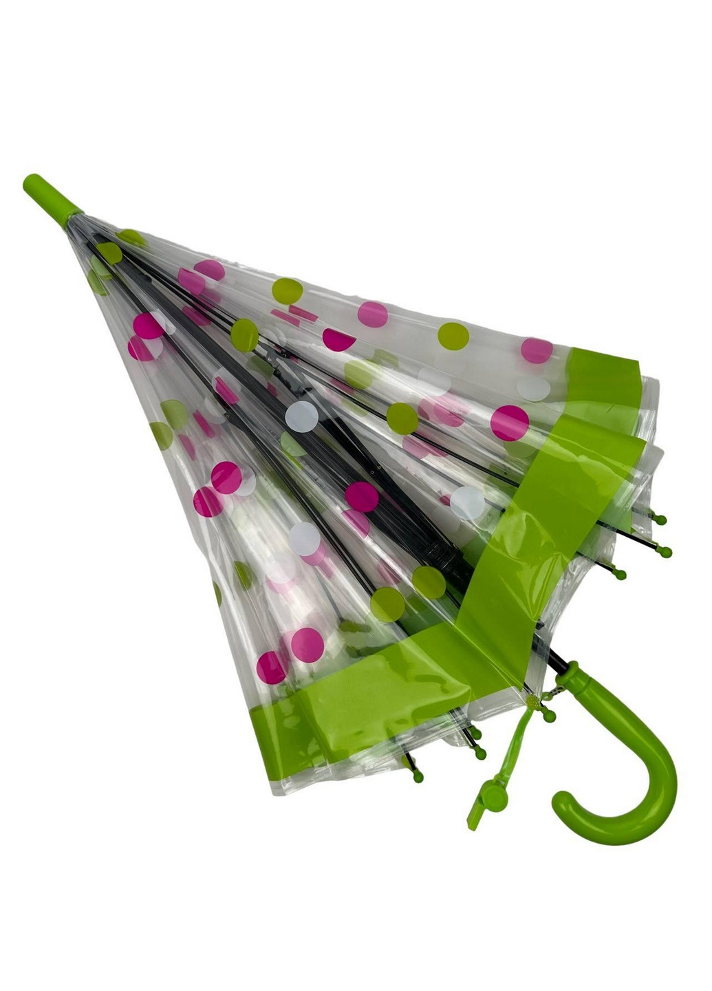 Прозрачный детский зонт трость полуавтомат Rain (277692379)