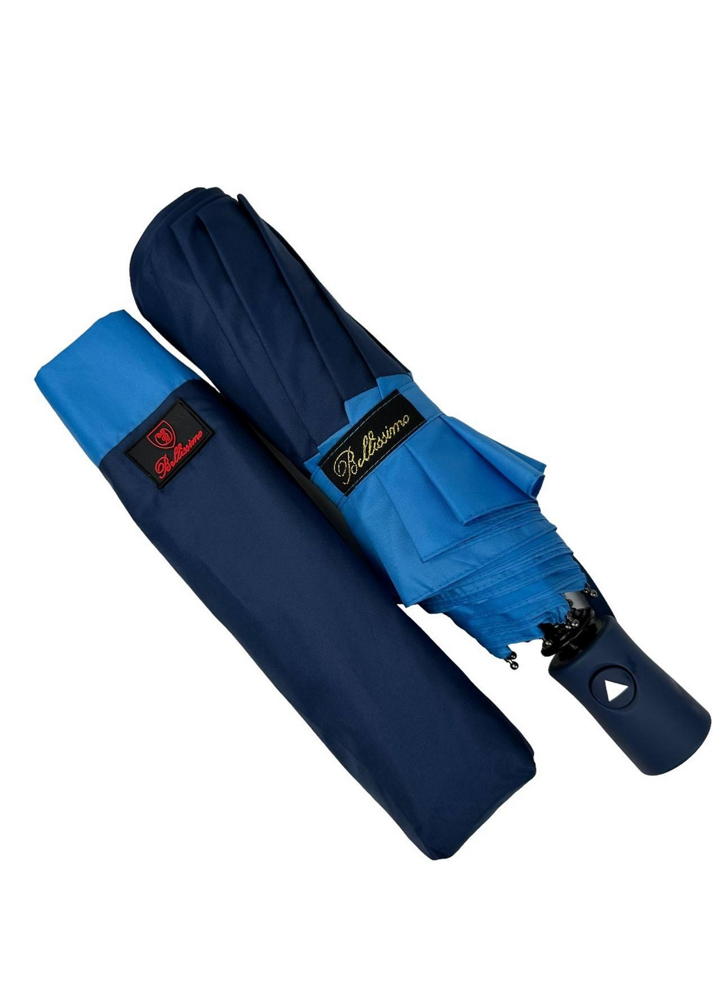 Синий зонт складной полуавтомат Bellissima (277693233)