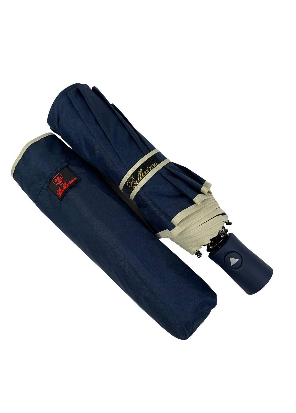 Синя зонт напівавтомат жіночий Bellissima (277690195)